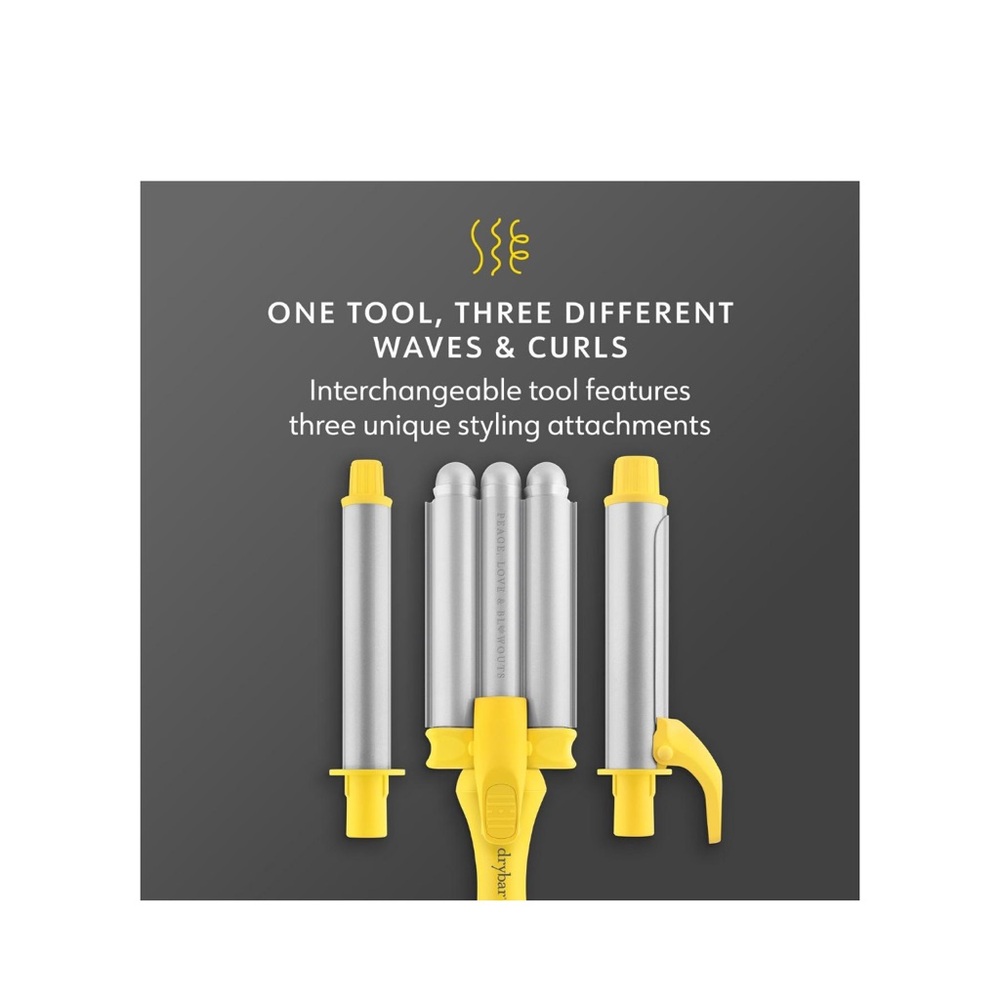 Drybar mixologist interchangeable styling iron